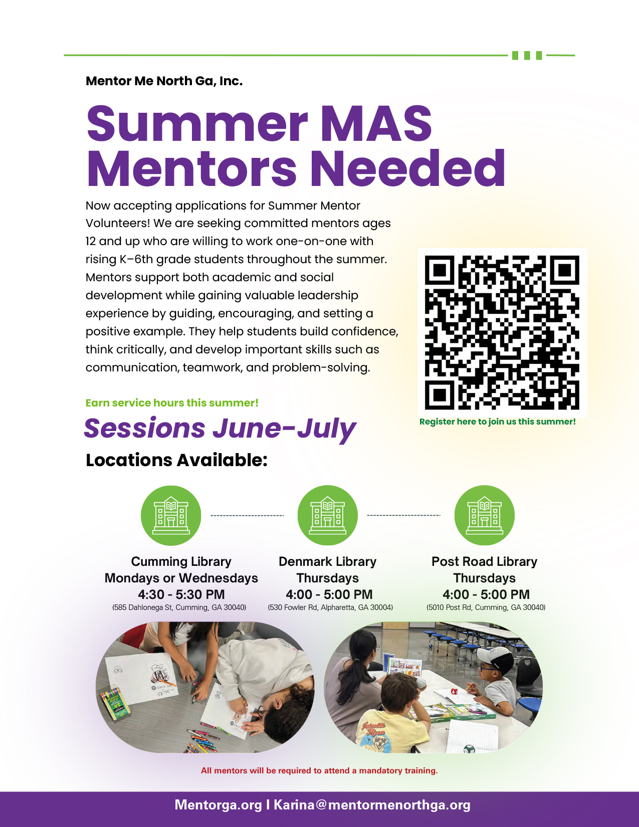 MAS Mentor Summer Flyer 2026